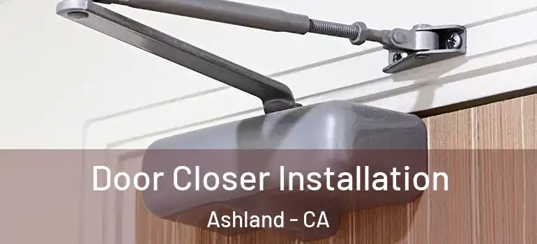  Door Closer Installation Ashland - CA