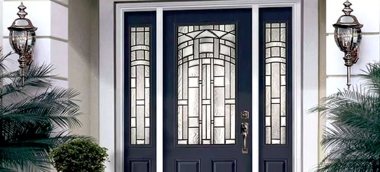 Stained Glass Door Panels in Ashland, CA