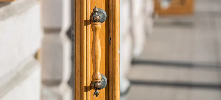 Wooden Pull Bar Installation in Ashland, CA